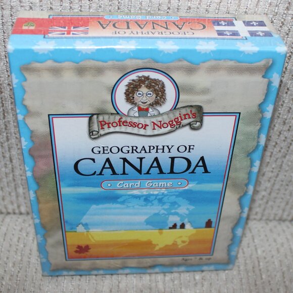 3/$55❤️new sealed Professor Noggin’s Geography of Canada Card Game Kids Trivia - Picture 7 of 7
